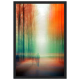 Twilight Walk Through Dreamscape - 30x45 cm 12x18″ Black frame - Wooden Framed Posters