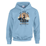 Echoes of Achievement - Graduation Day Glory - Light Blue - Hoodies