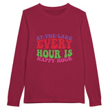 Lake Bliss - Happy Every Hour Tee - Cardinal - Sweatshirt