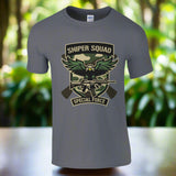 Elite Sniper Squad - Special Force Style - Charcoal - T-shirts