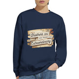 Timeless Bonds - Celebrate Your Brother with Adventure - Navy - Sweatshirts