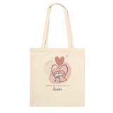 Heartfelt Hugs - Cherished Sister Premium Tote Bag - Default Title - Tote Bags
