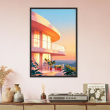 Golden Hour Escape – Framed Poster - Black frame - Wooden Framed Posters