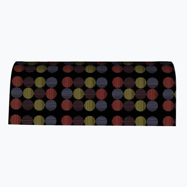 Retro Rhythm - The Striped Circle Hand Towel - - Towels