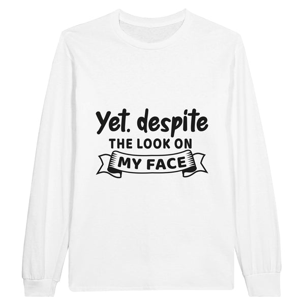 Expression Echoes - Unveiling Emotions in Cotton Canvas - White - Sweatshirts