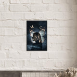 Metamorphosis - Butterfly Soul Framed Art Print - 40x60 cm 16x24″ Black frame - Framed Posters