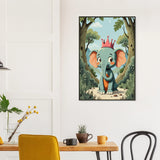 Little Royal in the Jungle - Metal Framed Poster - Default Title - Metal Framed Posters
