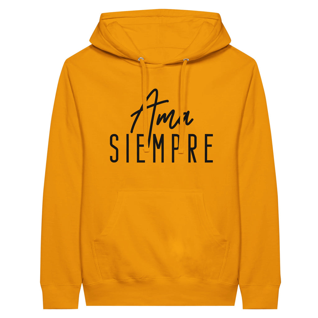 Eternal Embrace - Personalised Memories on Premium Hoodie - Gold M - Hoodies