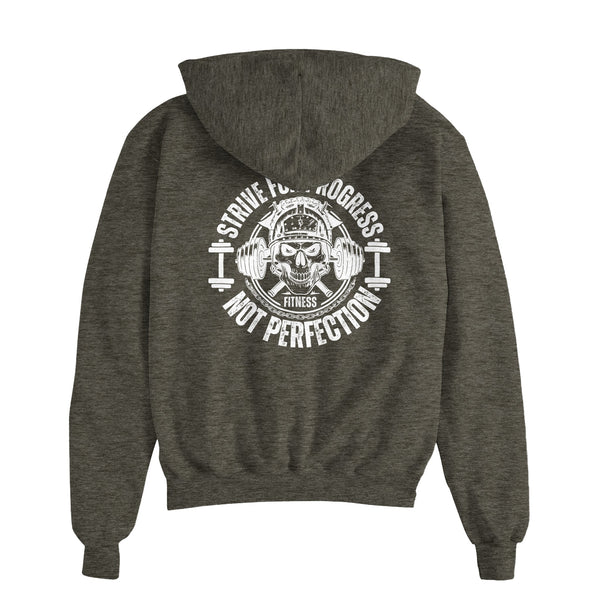 Grit and Grind - Bold Style for the Relentless - Charcoal Heather - Hoodies