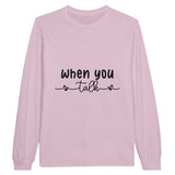 Whispers of Connection - The Power of Conversation - Light Pink - Sweatshirt