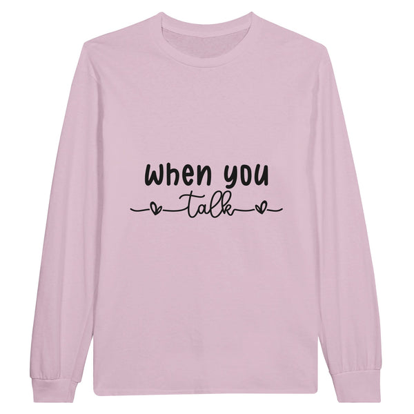 Whispers of Connection - The Power of Conversation - Light Pink - Sweatshirt