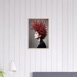 Arboreal Allure - A Unique Framed Print for Artful Souls - Wood frame 40x60 cm 16x24″ - Wooden Framed Posters