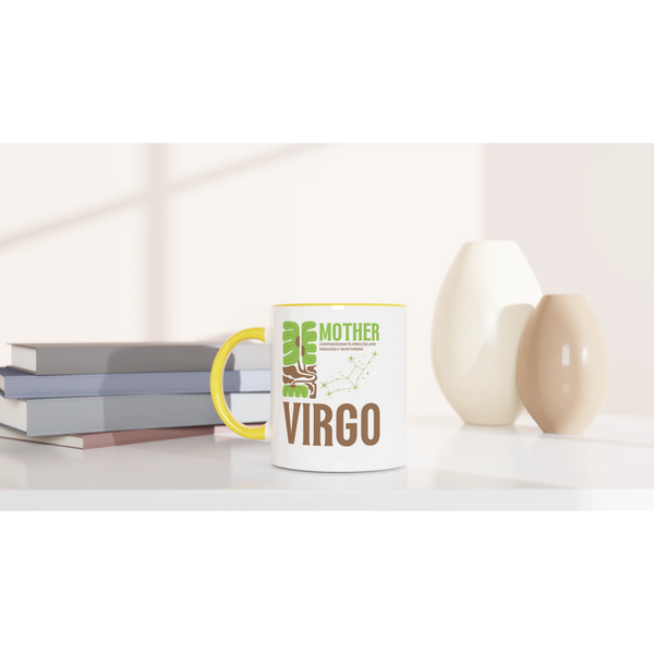 Zodiac Mug with Color – Gift for Coffee Lovers - Virgo - Mugs