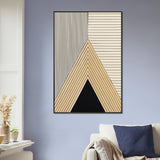 Abstract Lines Metal Frame Poster – Perfect Gift of Style - - Metal Framed Posters