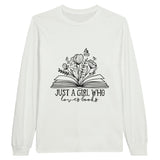 Flourishing Dreams - A Stunning Tee for Goal-Oriented - White - Long Sleeve T-shirts