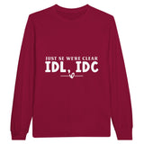 Crystal Clear Communication - Decode the Unspoken - Cardinal Red - Sweatshirts