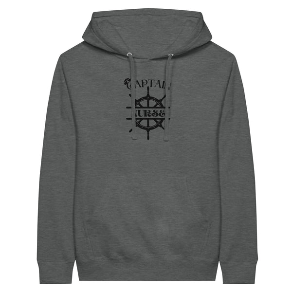 Heroic Tribute - Captain Nurse Vintage Hoodie - Graphite Heather - Pullover Hoodies