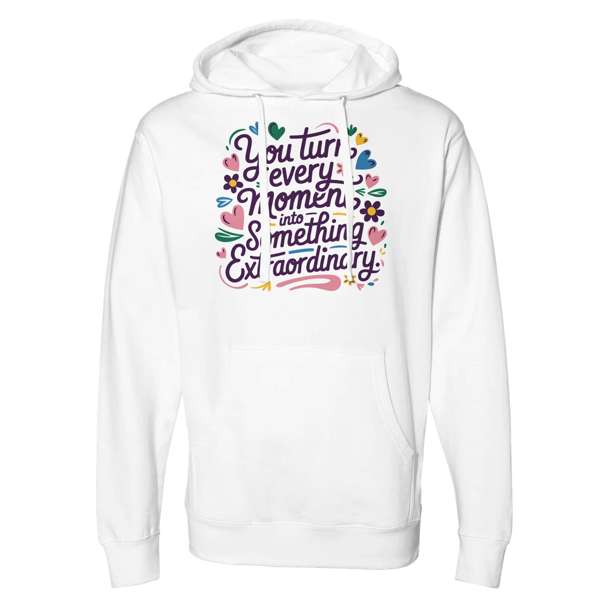 Extraordinary Moments – A Loving Gift by Independent - White - Hoodies