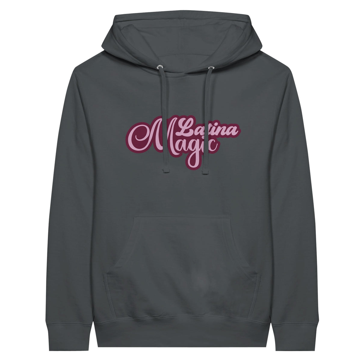 Latina Magic - Magie Latine Unisex Pullover Hoodie - Charcoal - Print Material