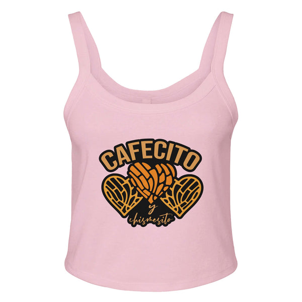 Coffee & Gossip Vibes - Start Your Day Right - solid pink blend - Tank Tops