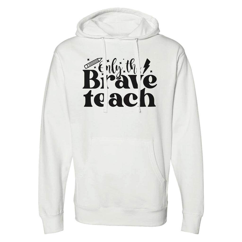 Courageous Educators - Empowerment in Every Stitch - White - Hoodies