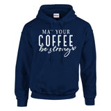 Morning Rituals - Embrace Coffee Comfort - Navy - Hoodies