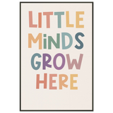 Inspire Growth – Metal Framed Poster Gift for Kids & Teens - - Metal Framed Posters