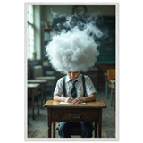 Dreamer’s Desk – Wooden Framed Poster - - Wooden Framed Posters