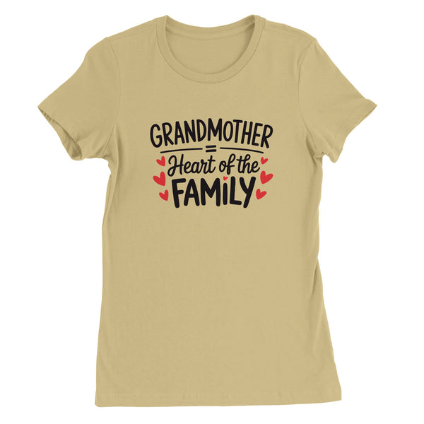 Bella + Canvas Grandma Tee – Family Tribute Gift - Soft Cream - T-Shirt