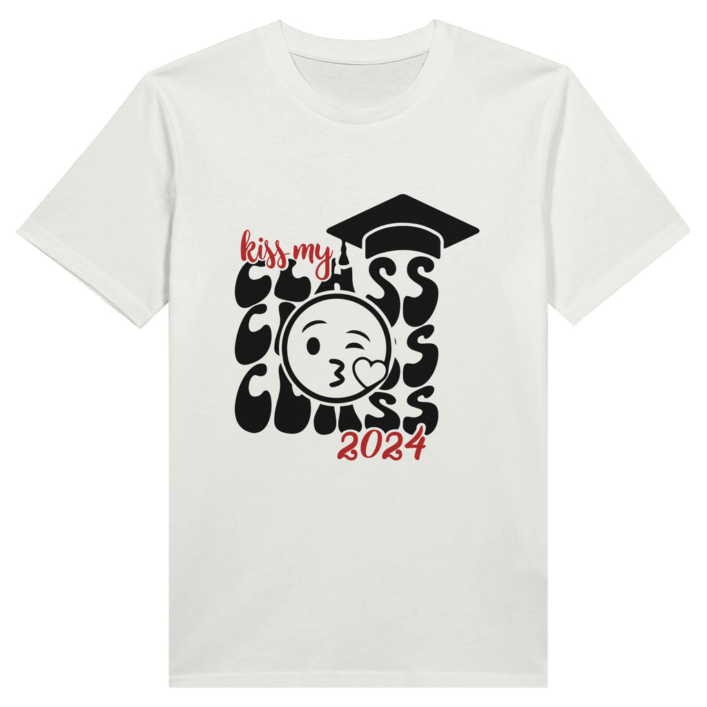 Class of 2024 - Kiss My Class Goodbye - White - Crewneck T-shirts