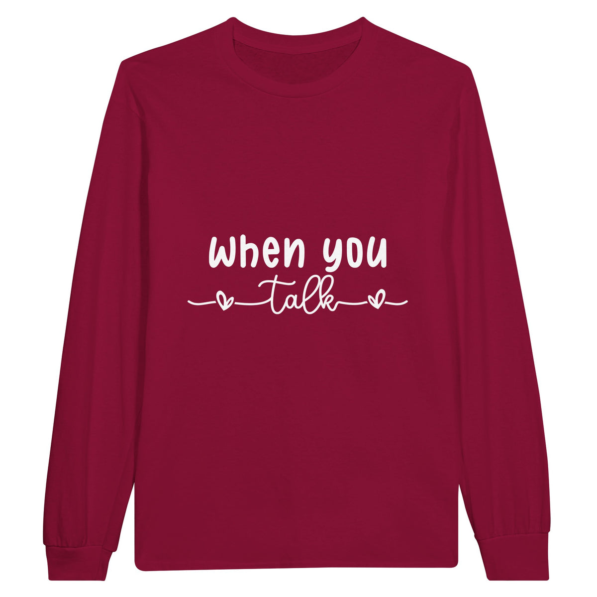 Whispers of Connection - The Power of Conversation - Cardinal Red - Sweatshirt