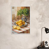 Lemon Light – Premium Framed Poster Gift - White frame - Wooden Framed Posters