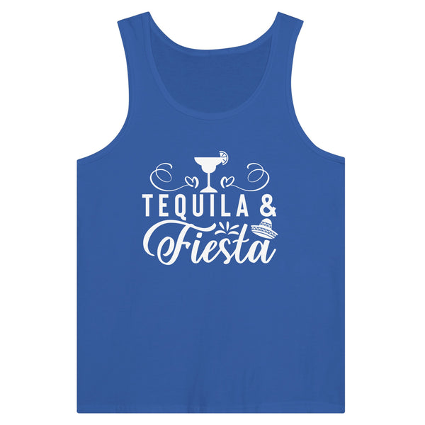 Fiesta Flavor - Tequila & Celebration - True Royal - Tank Tops