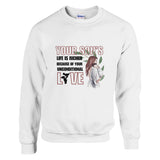 Cradled in Love - Celebrate Motherhood - White - Sweatshirts