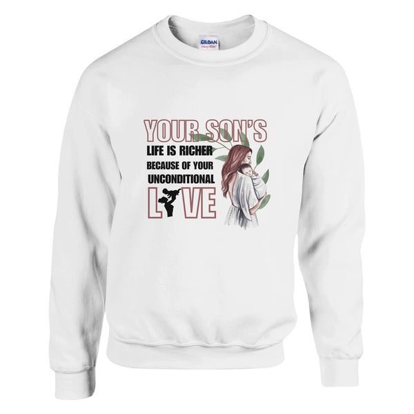 Cradled in Love - Celebrate Motherhood - White - Sweatshirts