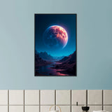 Celestial Silence – Gift + Memory Framed Print - Black frame - Wooden Framed Posters