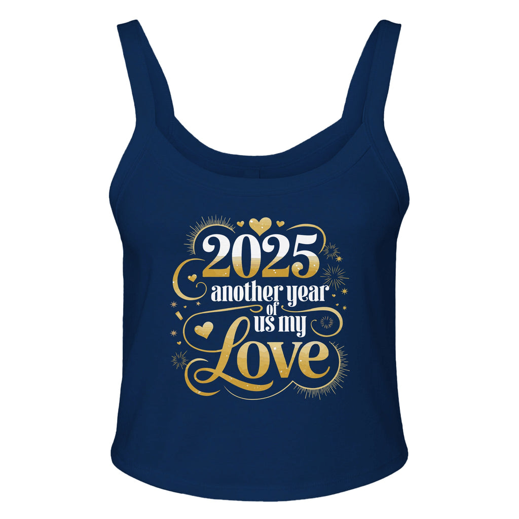 Love in 2025 - A Year of Us - solid navy blend - Scoop Tank