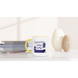 Zodiac Mug with Color – Gift for Star Lovers - Aquarius - Mugs