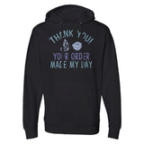 Wear Your Thanks - Appreciation Hooded Apparel - Black - Hoodies