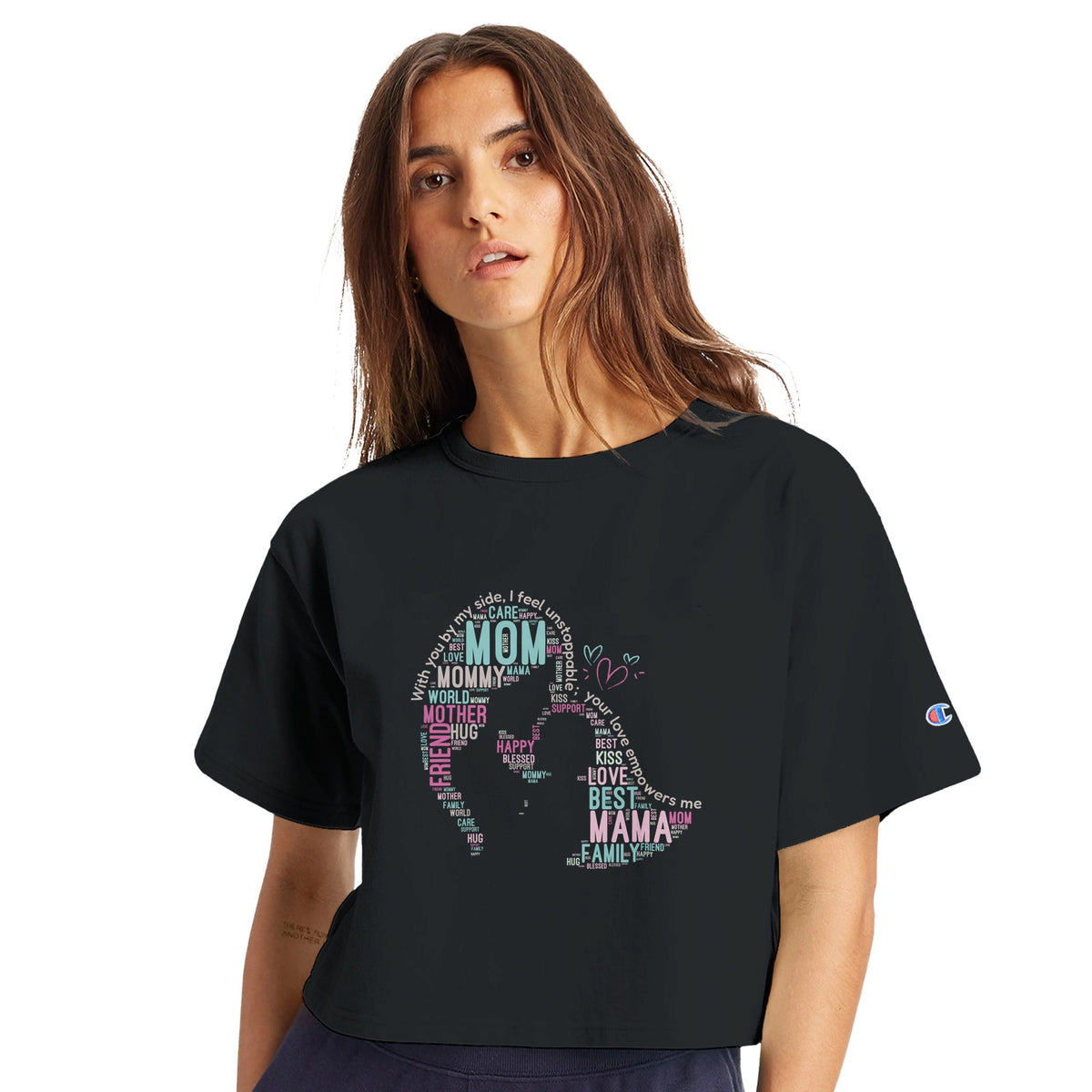 With You Always - The Power of Mom - Black - T-shirts