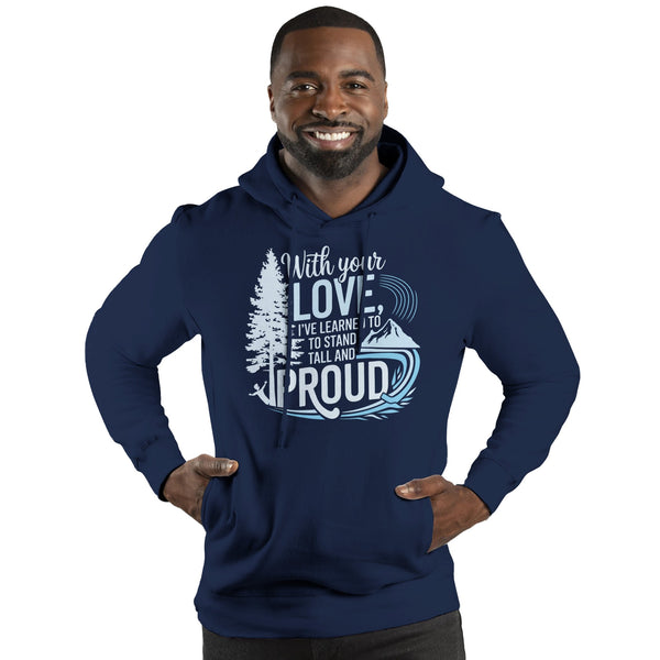 Stand Tall - Love Strong - Navy - Hoodies