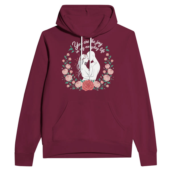 You Are My Everyday Happiness – A Cozy Gift for Your Husband - Maroon - Hoodies