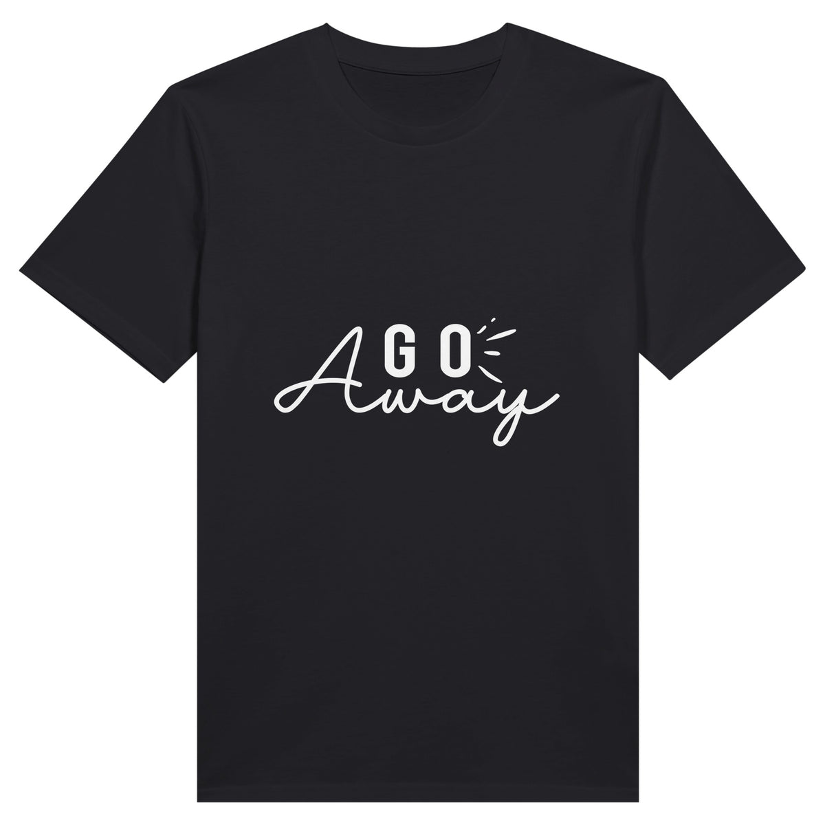 Send Negative Vibes Packing Tee - Black - Print Material