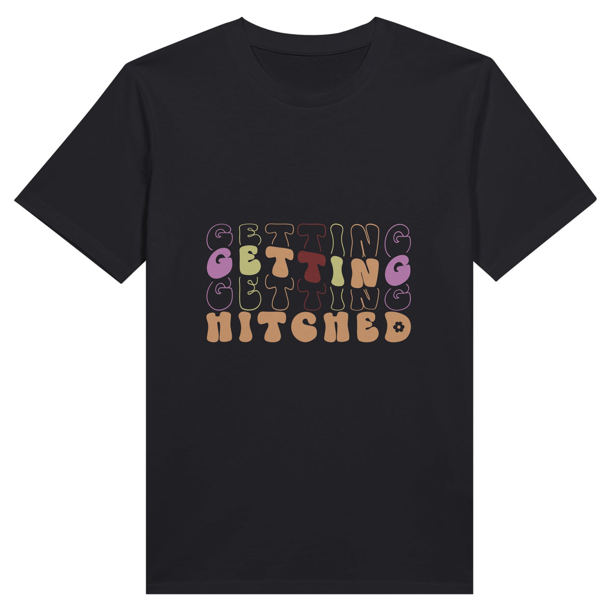 Thrice the Joy - Celebrating Getting Hitched Tee - Black - T-shirts