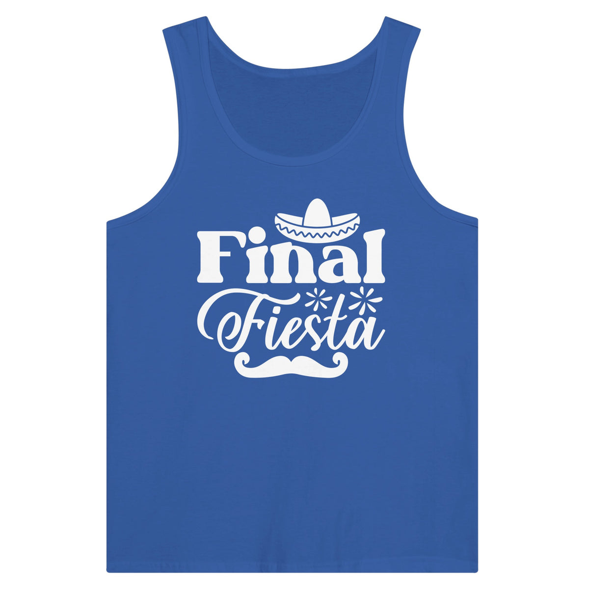 Final Fiesta Vibes - Embrace the Celebration! - True Royal - Tank Tops