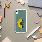 Sunflower Duo - WIFEY & HUBBY iPhone Cases - iPhone XR Phone Case For Wifey - Tech Accessories