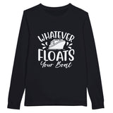 Nautical Vibes - 'Whatever Floats Your Boat' Shirt - Dark Gray - Print Material