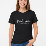 Maid of Honor - Unisex Cotton T-shirt - - T-shirts
