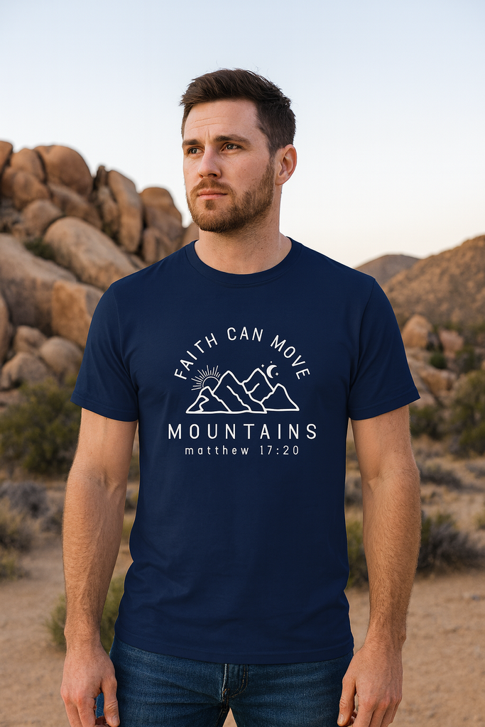 Unisex Crewneck T-shirt - Inspired by Matthew 17:20 - - T-shirts