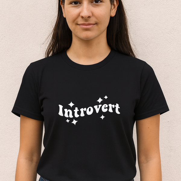 Unisex Crewneck T-shirt – A Thoughtful Gift for Introverts - - T-shirts